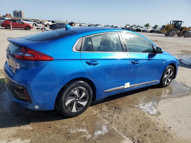 KMHC75LC4HU032378 - 2017 HYUNDAI IONIQ SEL BLUE photo 3