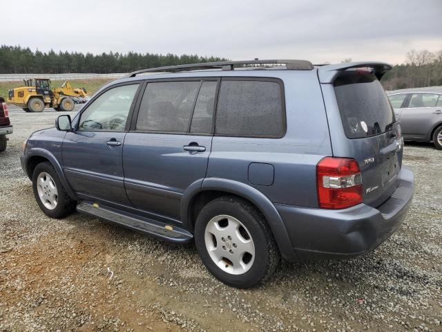 JTEEP21A740028951 - 2004 TOYOTA HIGHLANDER BLUE photo 2