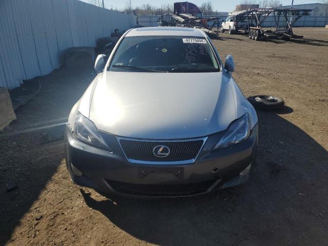 JTHCK262185016653 - 2008 LEXUS IS 250 SILVER photo 5