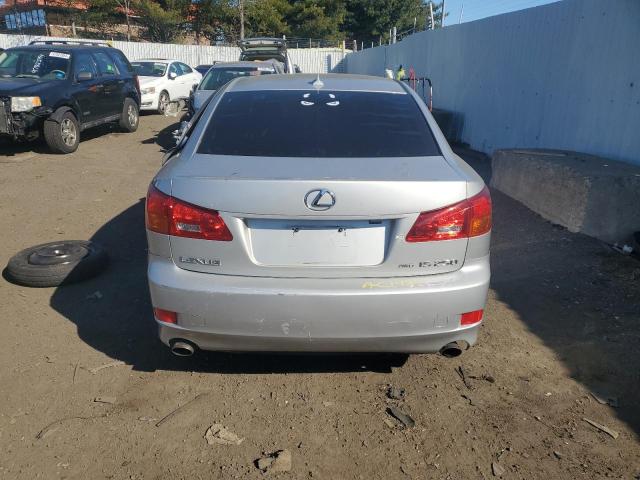 JTHCK262185016653 - 2008 LEXUS IS 250 SILVER photo 6