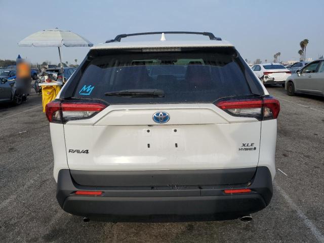 JTMR6RFV2MD012288 - 2021 TOYOTA RAV4 XLE WHITE photo 6