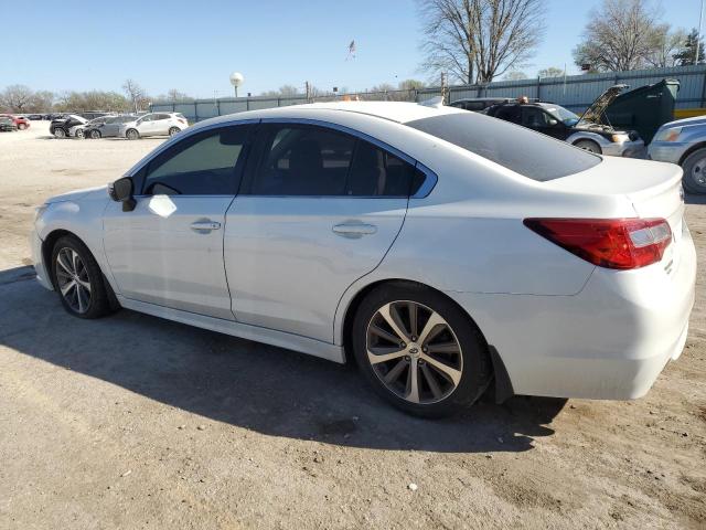 4S3BNBN62G3031021 - 2016 SUBARU LEGACY 2.5I LIMITED WHITE photo 2