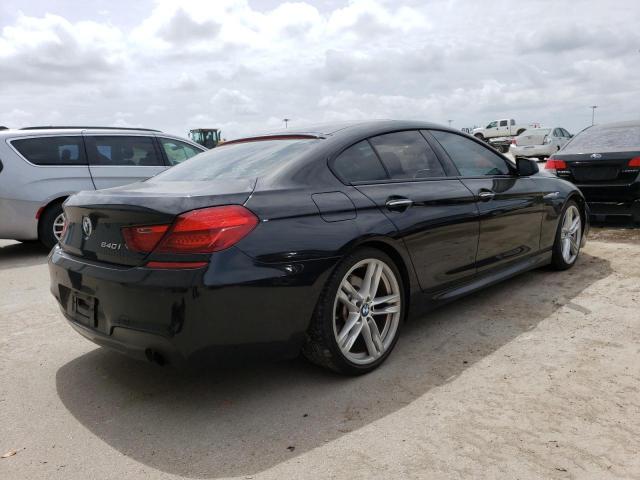 WBA6A0C53ED317265 - 2014 BMW 640 I GRAN COUPE BLACK photo 3