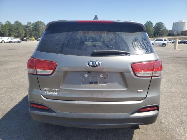 5XYPG4A30JG384786 - 2018 KIA SORENTO LX GRAY photo 6