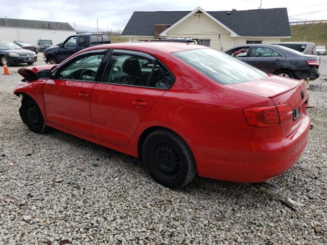 3VW2K7AJ7BM389929 - 2011 VOLKSWAGEN JETTA BASE Կարմիր լուսանկար 2