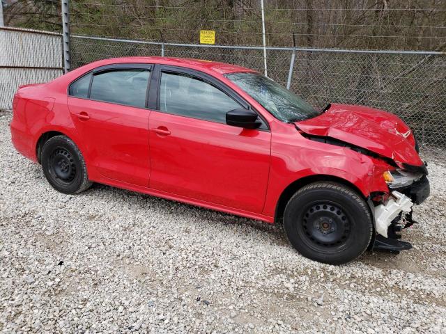 3VW2K7AJ7BM389929 - 2011 VOLKSWAGEN JETTA BASE Կարմիր լուսանկար 4