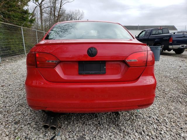 3VW2K7AJ7BM389929 - 2011 VOLKSWAGEN JETTA BASE Կարմիր լուսանկար 6