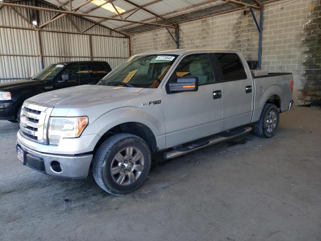 1FTRW12809FA67996 - 2009 FORD F150 SUPERCREW SILVER photo 1