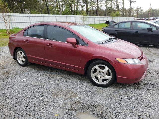 1HGFA16567L004211 - 2007 HONDA CIVIC LX BURGUNDY photo 4