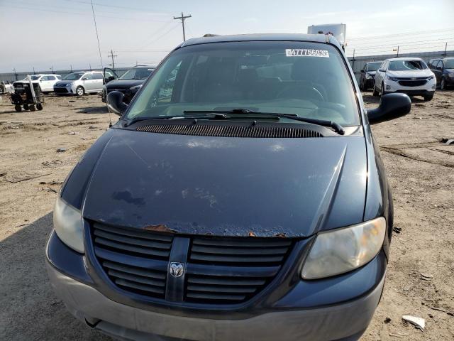 1D4GP25RX7B237013 - 2007 DODGE CARAVAN SE BLUE photo 5