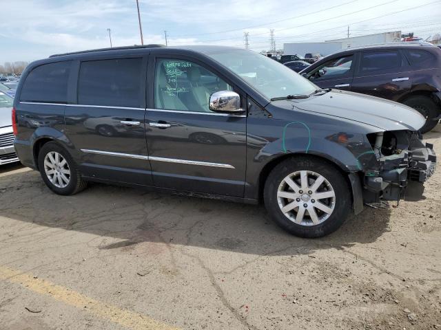 2C4RC1CG7CR413430 - 2012 CHRYSLER TOWN & COU TOURING L GRAY photo 4