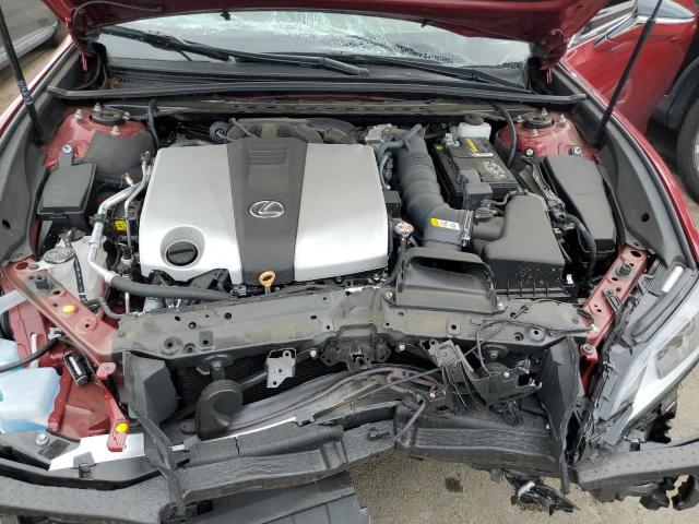 58ADZ1B12LU072709 - 2020 LEXUS ES 350 RED photo 11