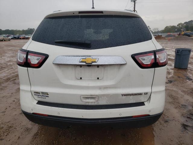 1GNKVGKD3FJ306025 - 2015 CHEVROLET TRAVERSE LT WHITE photo 6