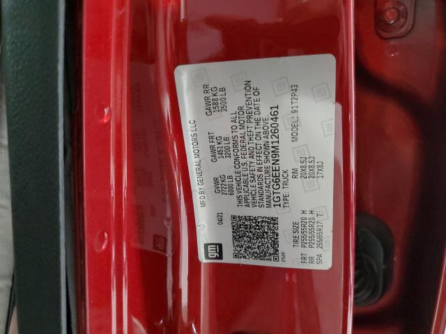 1GTG6EEN9M1260461 - 2021 GMC CANYON DENALI RED photo 13