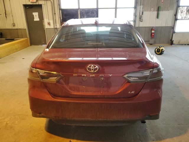 4T1B11HK8KU708473 - 2019 TOYOTA CAMRY L RED photo 6