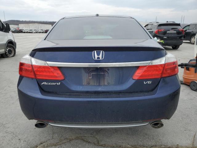 1HGCR3F84FA006342 - 2015 HONDA ACCORD EXL BLUE photo 6