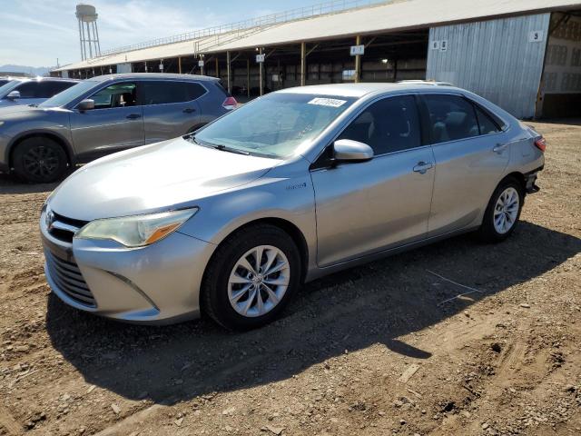 4T1BD1FK6FU158450 - 2015 TOYOTA CAMRY HYBRID SILVER photo 1