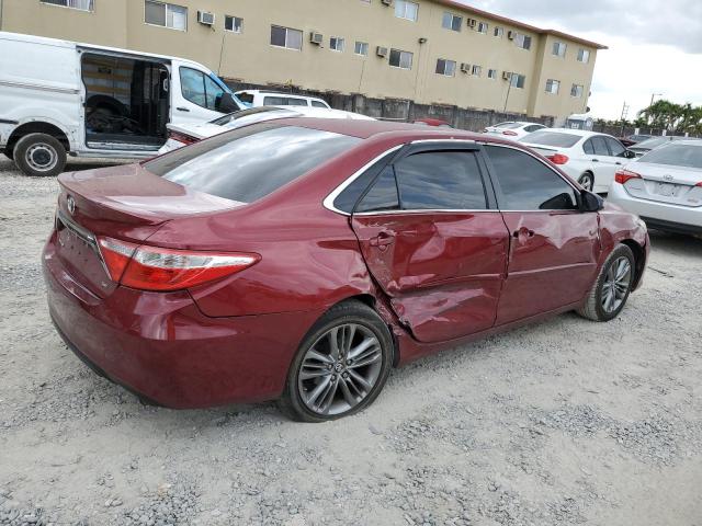 4T1BF1FK9HU677411 - 2017 TOYOTA CAMRY LE RED photo 3