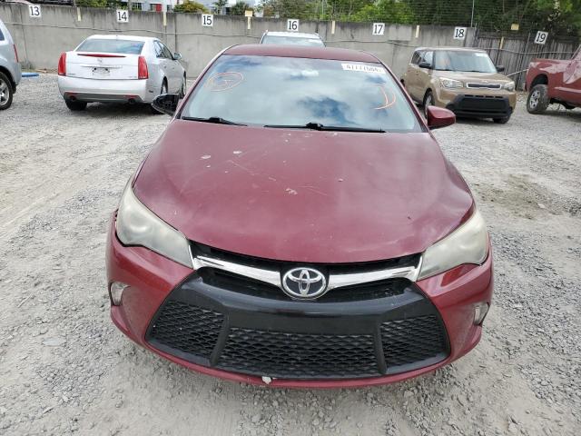 4T1BF1FK9HU677411 - 2017 TOYOTA CAMRY LE RED photo 5