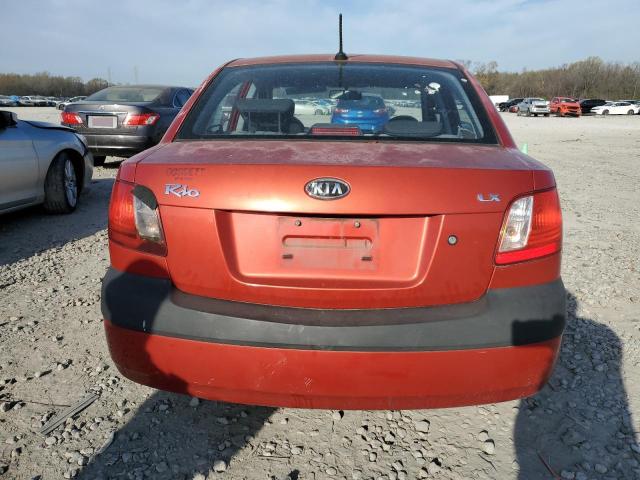 KNADE223096461020 - 2009 KIA RIO BASE RED photo 6