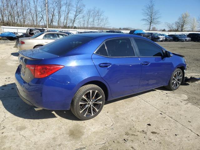 2T1BURHE8JC044109 - 2018 TOYOTA COROLLA L BLUE photo 3