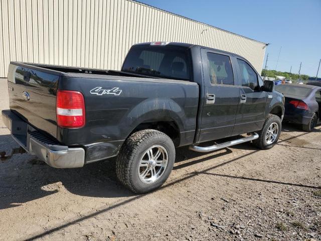 1FTPW14565KE37540 - 2005 FORD F150 SUPERCREW BLACK photo 3