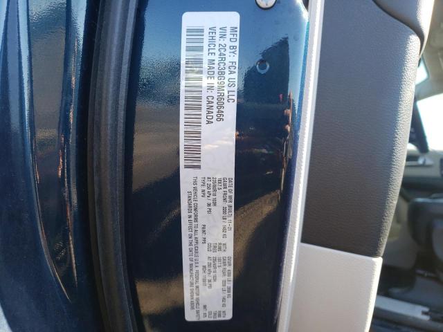 2C4RC3BG9MR606466 - 2021 CHRYSLER PACIFICA TOURING L Կապույտ լուսանկար 13