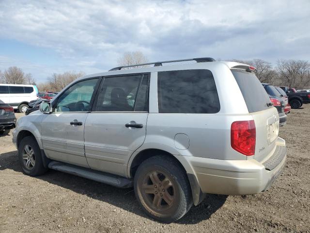 2HKYF18693H554743 - 2003 HONDA PILOT EXL SILVER photo 2