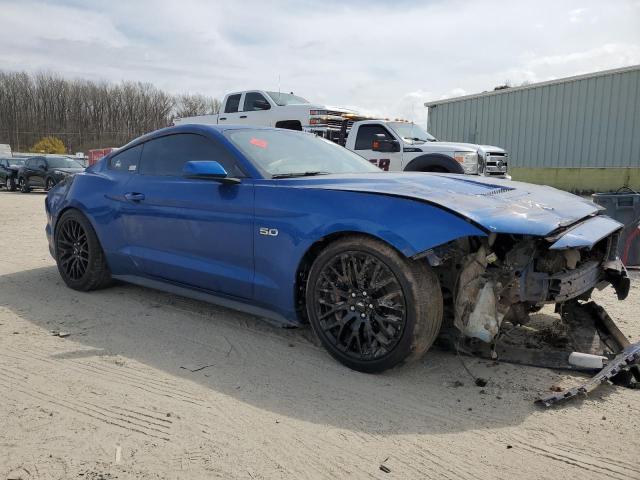 1FA6P8CF4J5179576 - 2018 FORD MUSTANG GT BLUE photo 4