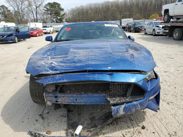 1FA6P8CF4J5179576 - 2018 FORD MUSTANG GT BLUE photo 5