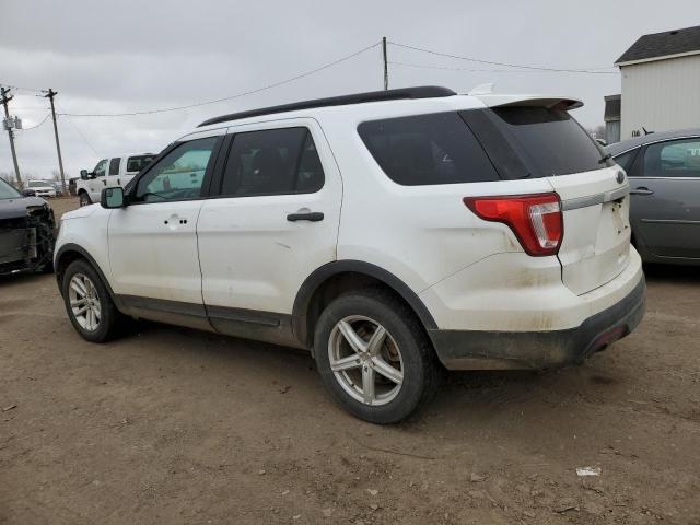 1FM5K8BH2GGC97335 - 2016 FORD EXPLORER WHITE photo 2