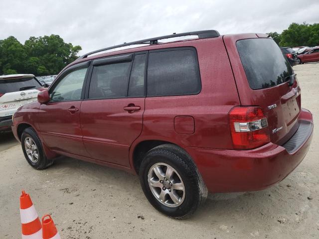 JTEEP21A550088499 - 2005 TOYOTA HIGHLANDER LIMITED RED photo 2