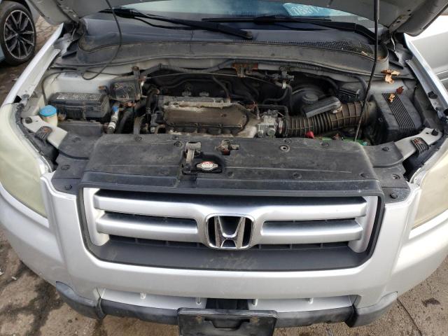 5FNYF28566B021507 - 2006 HONDA PILOT EX SILVER photo 12