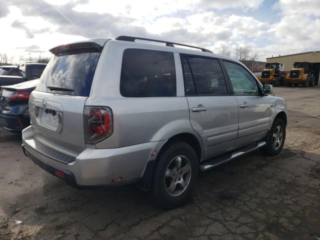 5FNYF28566B021507 - 2006 HONDA PILOT EX SILVER photo 3