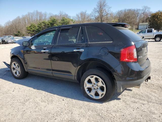 2FMDK3JC9BBB64561 - 2011 FORD EDGE SEL BLACK photo 2