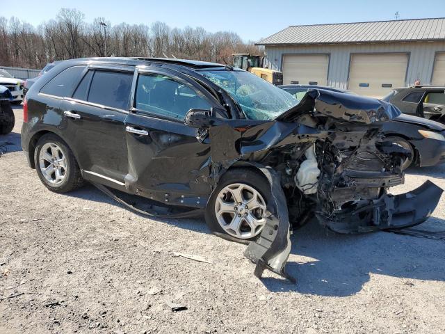 2FMDK3JC9BBB64561 - 2011 FORD EDGE SEL BLACK photo 4