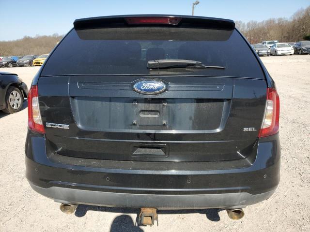 2FMDK3JC9BBB64561 - 2011 FORD EDGE SEL BLACK photo 6