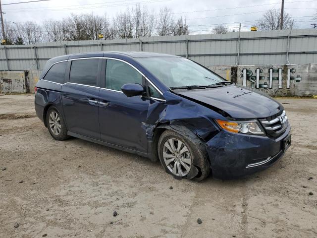 5FNRL5H66GB166037 - 2016 HONDA ODYSSEY SE EXL BLUE photo 4