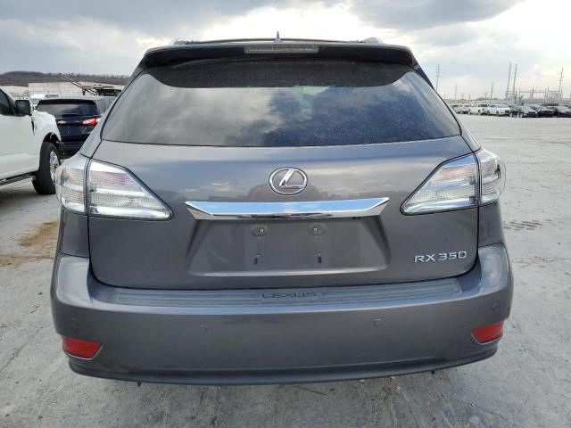 2T2ZK1BA9CC067425 - 2012 LEXUS RX 350 GRAY photo 6