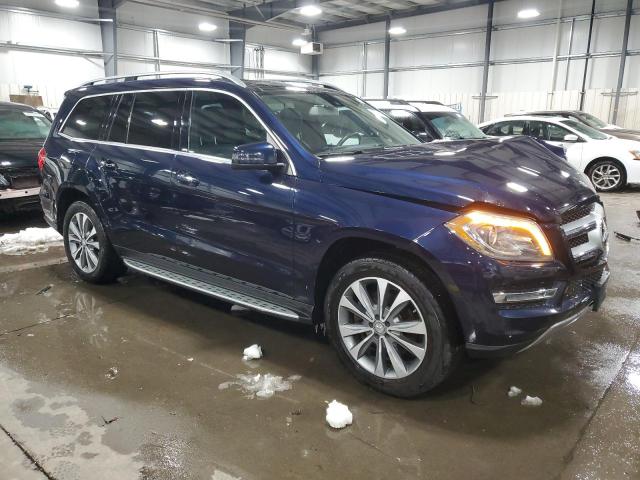 4JGDF6EE6FA617036 - 2015 MERCEDES-BENZ GL 450 4MATIC BLUE photo 4