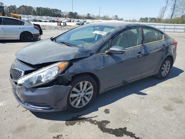 KNAFX4A61F5400447 - 2015 KIA FORTE LX GRAY photo 1