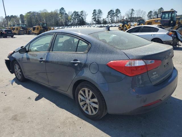 KNAFX4A61F5400447 - 2015 KIA FORTE LX GRAY photo 2