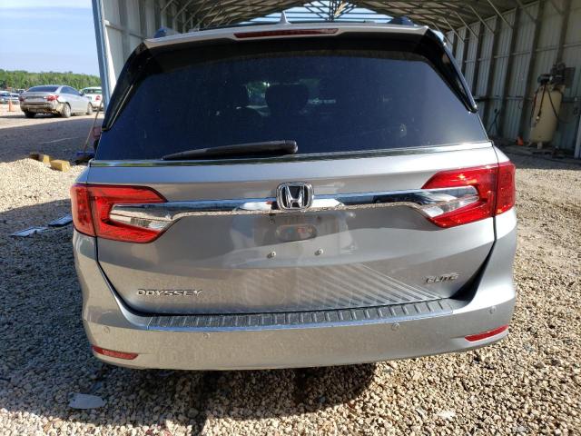 5FNRL6H96LB001860 - 2020 HONDA ODYSSEY ELITE SILVER photo 6