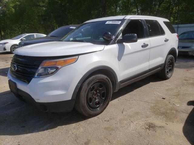 1FM5K8AR7DGB15831 - 2013 FORD EXPLORER POLICE INTERCEPTOR WHITE photo 1