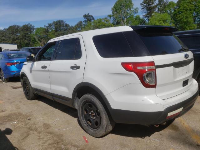 1FM5K8AR7DGB15831 - 2013 FORD EXPLORER POLICE INTERCEPTOR WHITE photo 2