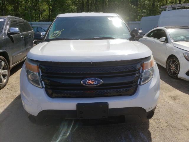 1FM5K8AR7DGB15831 - 2013 FORD EXPLORER POLICE INTERCEPTOR WHITE photo 5