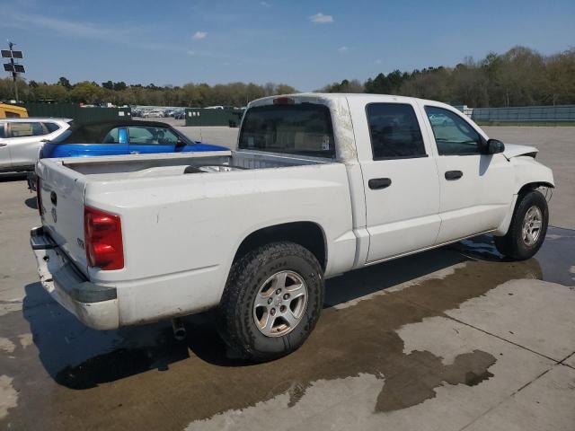 1D7HE48N75S261865 - 2005 DODGE DAKOTA QUAD SLT WHITE photo 3