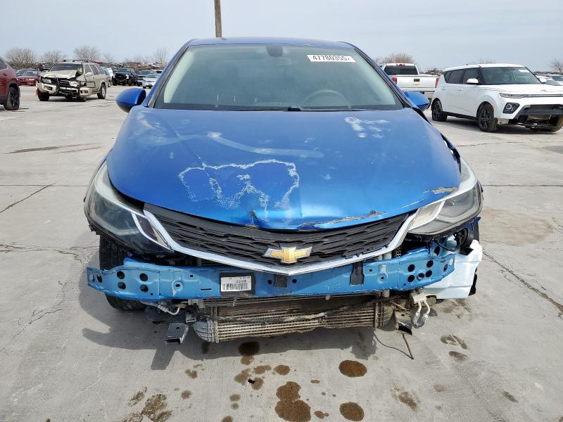 1G1BE5SMXJ7240844 - 2018 CHEVROLET CRUZE LT BLUE photo 5