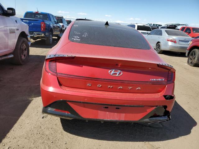 5NPEH4J21LH000764 - 2020 HYUNDAI SONATA LIMITED RED photo 6