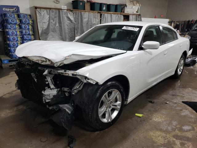 2C3CDXBG7NH165829 - 2022 DODGE CHARGER SXT WHITE photo 1